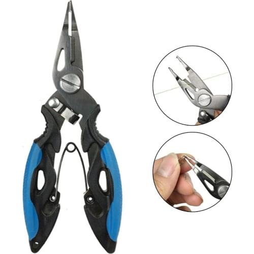 Fishing Pliers Multi-tool Scissor Hook Removal Tool Disgorger Line Cutter Tackle Fishing Equipment Fishing Pliers Hook Removers