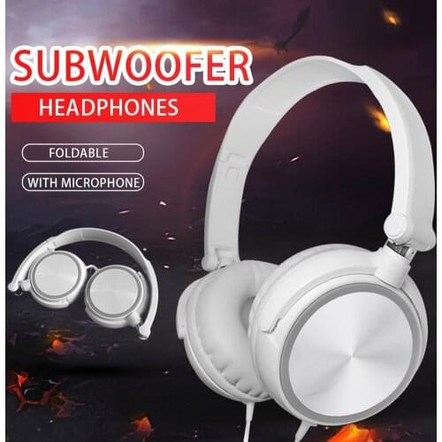 S1 3.5mm Wired Headset Headphone Stereo Noise Reduction Music Gaming Headphone with Mic Wired Headphone Headset for Phone PC
