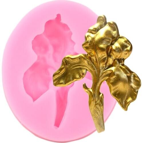 Flower Sugarcraft Silicone Molds Fondant Cake Decorating Tools Candy Polymer Clay Moulds Leaves Chocolate Cupcake Topper Mould