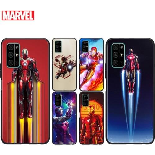 Silicone Cover Marvel Iron Man Superhero For Honor V30 View 20 V20 30i 30S 30 20S 20E 20i 20 Lite Pro Plus Phone Case