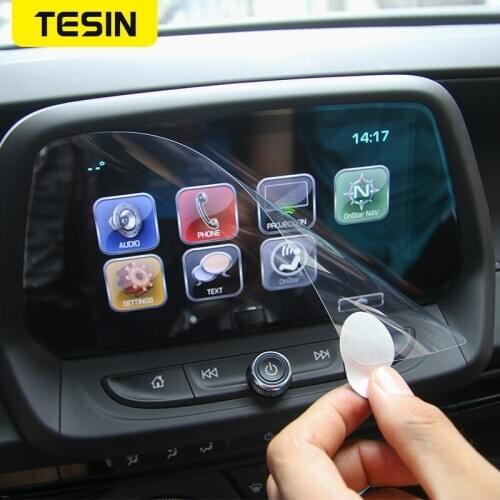 TESIN Car Media Screen Protector Screen Protective Film Fit for 8 Inch Screen for Chevrolet Camaro 2017+ Interior Accessories