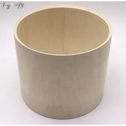 Poplar wood 16"(dia) * 16"(depth) drum shell drum body with 45 degree bearing edge