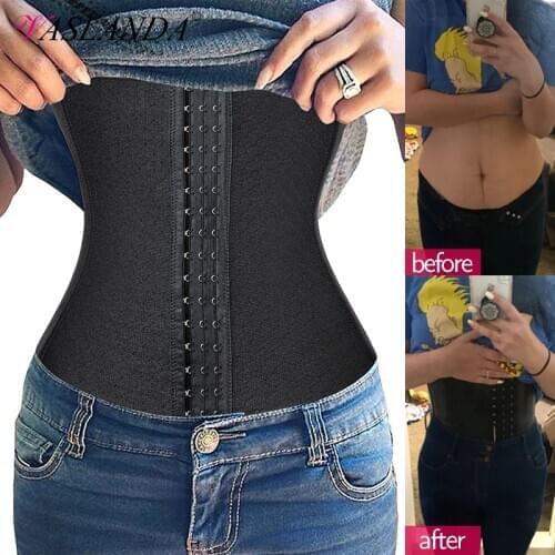 Waist Trainer Cincher for Women Weight Loss Trimmer Slimming Body Shaper Postpartum Recovery Belly Band Tummy Control Corsets