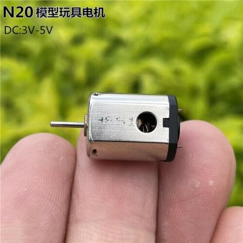 N20 DC 3V 3.7V 5V 44000RPM High Speed Micro 10mm*12mm Electric Motor 1mm Shaft