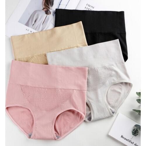 Explosion Models Womens Thread In The Waist Underwear Breathable Briefs Cotton Solid Color Manufacturers Wholesale