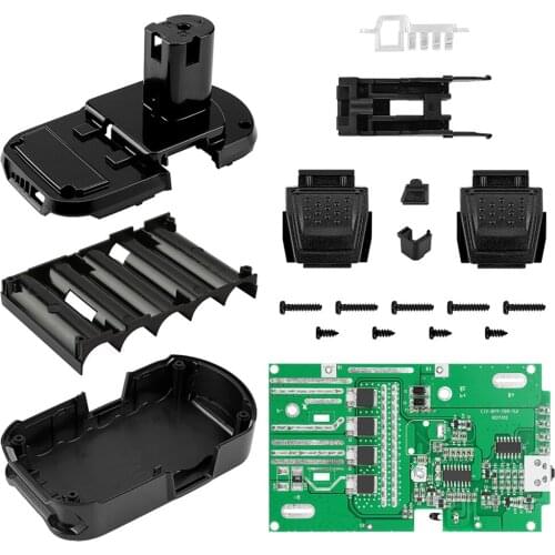 PCB Board Battery Protection Circuit Board Plastic Battery Case PCB Box Shell for RYOBI 18V /P103 /P108 Spare Parts