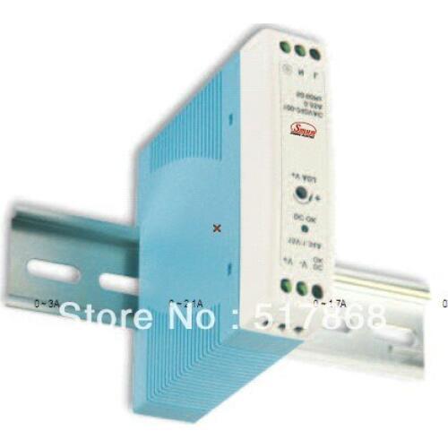 25W 24V 1A Din-rail switching power supply with CE ROHS 1 year warranty OEM factory