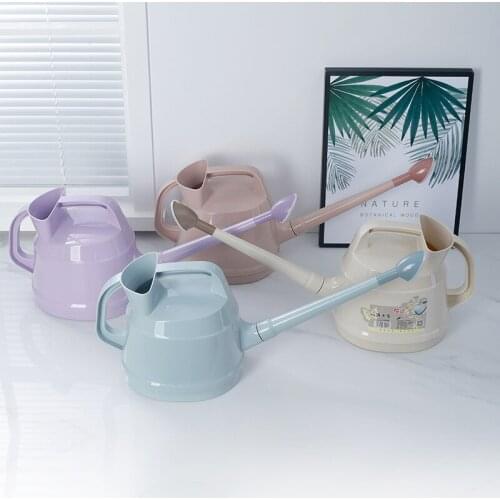 4.5L Plastic Watering Can With Long Spout Water Kettle For House Indoor Outdoor Plants Flower Plants Garden Supplies NJ72807