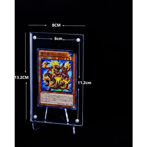 5 Pieces/Pack Meet YX Ultra HD 35PT Card Brick Strong Magnetic Card Brick Groove Version Holds MTG/PKM/TCG/PTGC/Star Cards