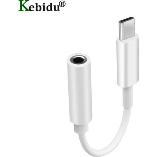 Audio Adapter Type C Male To 3.5mm Jack Female Headphone Speaker Microphone Audio Aux Cable for Huawei P20 P30 Pro Oneplus