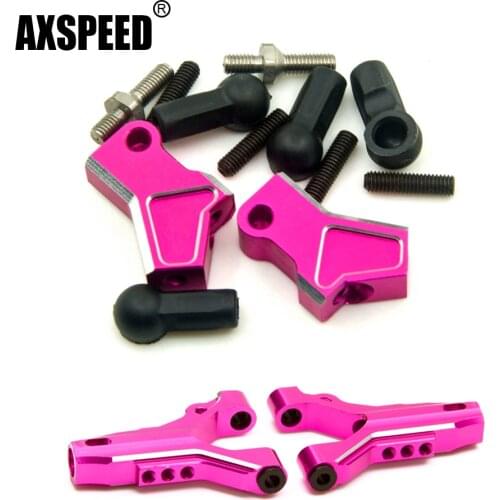 AXSPEED Aluminum Front Upper & Lower Suspension Arm Set for 3Racing Sakura D4 AWD 1/10 RC Sport Drift Car Upgrade Parts