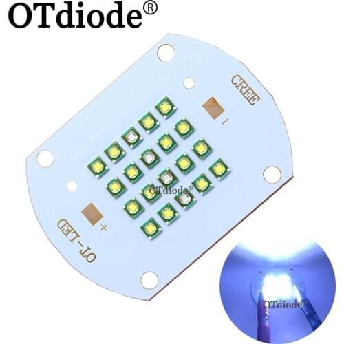 CREE XPE 50W 60W XP-E Neutral White +Royal Blue Aquarium LED Emitter Lamp Light Beads DIY for Sea Fish Coral Grow LED Lighting