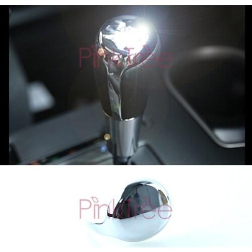 For Toyota RAV4 2013 2014 2015 2016 2017 2018 Chrome Interior Moulding Shift Gear Knob Cover Trim Car SUV Styling Accessories