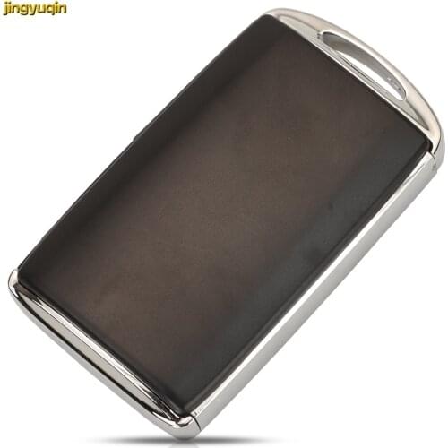 Jingyuqin Remote Car Key Fob Control 434MHZ For Mazda Axela 2020 Smart Keyless-Go Entry Case 3 Buttons
