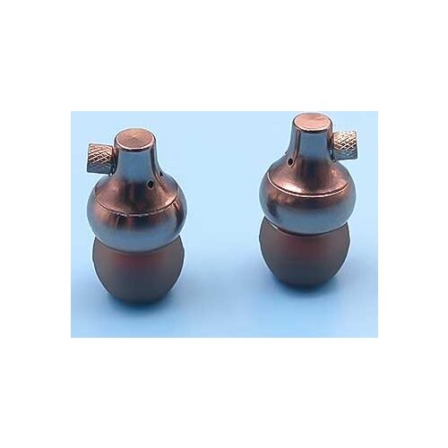 Pure copper titanium color Chamber pot 10mm with mmcx earphone ear shell 10mm ear shell 1pair