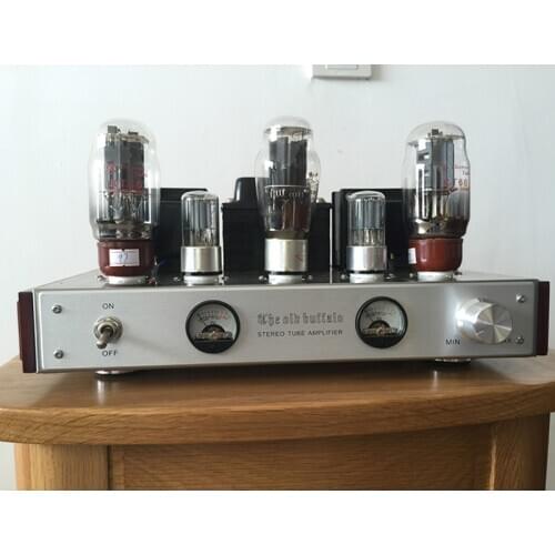 KT66 fever hifi tube power amplifier, purely handmade scaffolding. Frequency response: 20Hz--25KHz, sensitivity: 500mV--2000mV