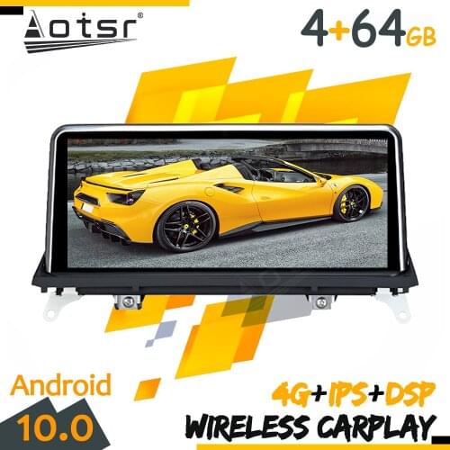 Android Tape Radio Recorder Car For BMW X5 E70 F15 F85 X6 E71 F16 F86 2008 2009 2010 GPS Navi Multimedia Player Stereo Head unit