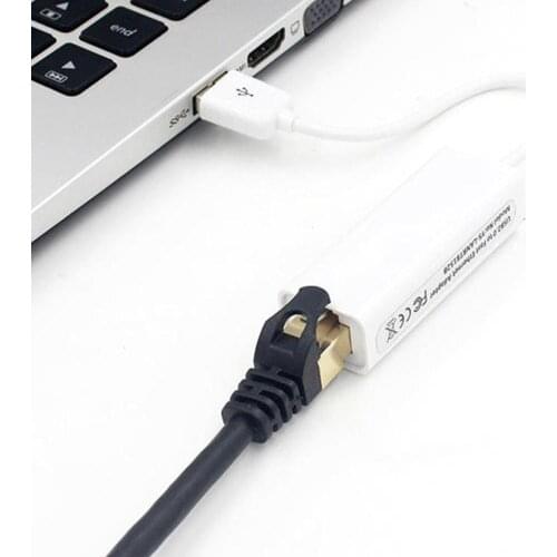 Micro USB To RJ45 Ethernet LAN Network Card Adapter Laptop For Android For Tablet Wholesale 100Mbps PC B4O8