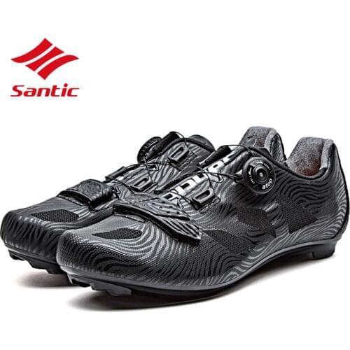 Santic Cycling Shoes Men 2018 Self-Locking Road Bike Shoes Breathable Pro Bicycle Lock Shoes Sapatilha Ciclismo
