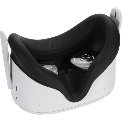 Silicone Mask Face Cover for Oculus Quest 2 VR Interfacial Skin Protective Face Cushion Eye Pad for Quest 2 Accessories