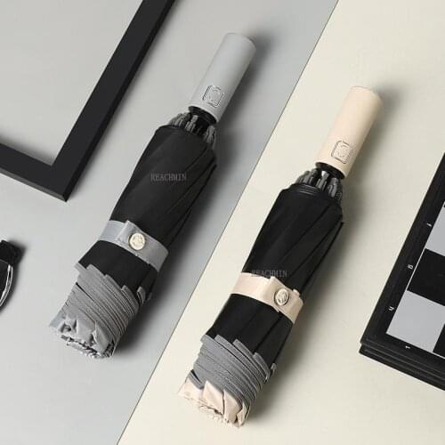 Windproof Double Automatic Folding Umbrella Female Male Ten Bone Car Luxury Large Business Umbrellas Men Rain Women Gift