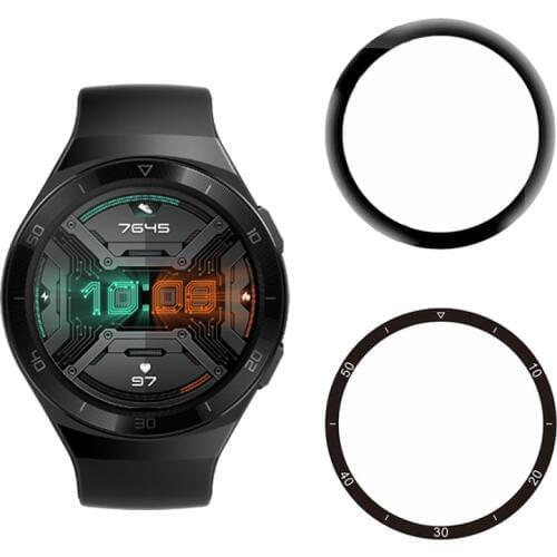 Screen Protector For Huawei Watch GT 2e/GT2 E Smartwatch 3D Curved Edge Soft Fibre Glass Protective Film Full Cover GT2E Case