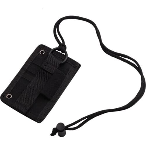 1 Pcs ID Card Badge Lightweight Detachable Hook Neck Hanging Tag Case Outdoor Multi-tool