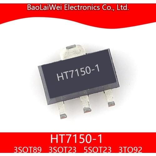 20pcs HT7150-1 3SOT89 3SOT23 5SOT23 3TO92 ic chip Electronic Components Integrated Circuits Low Power LDO voltage regulator