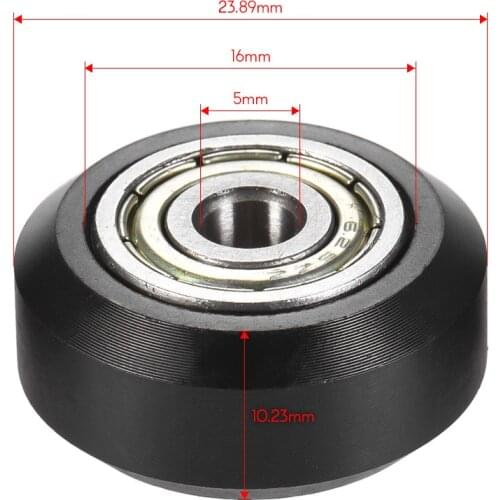20pcs Plastic Large Model Passive Round Wheel Pulley with Bearing Gear Wheel for CNC i3 3D Printer