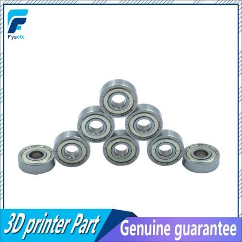 5pcs Double Shielded Miniature High-carbon Steel Single Row 608ZZ ABEC-7 Deep Groove Ball Bearing 8*22*7 8x22x7 mm 608 ZZ