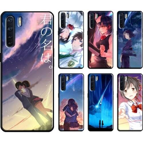 Anime Your Name Cover For OPPO A91 A72 A52 A15 A83 Reno 4 Pro 2 Z A3S A5S A1K F7 A9 A5 A31 A53 2020 Case