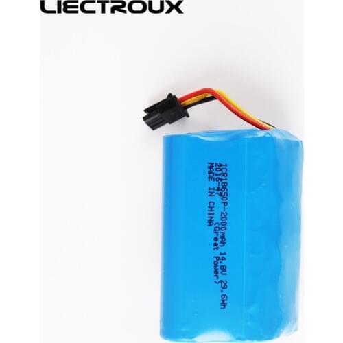 For Q7000)Liectroux Original Battery for Robot Vacuum Cleaner, 2000mAh, lithium cell, 1pc/pack, Cleaning Tool Parts
