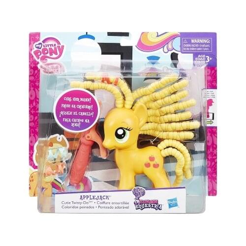 Hasbro Genuine My Little Pony Friendship Magic Beautiful Hair Applejack B3603 Girl Toys