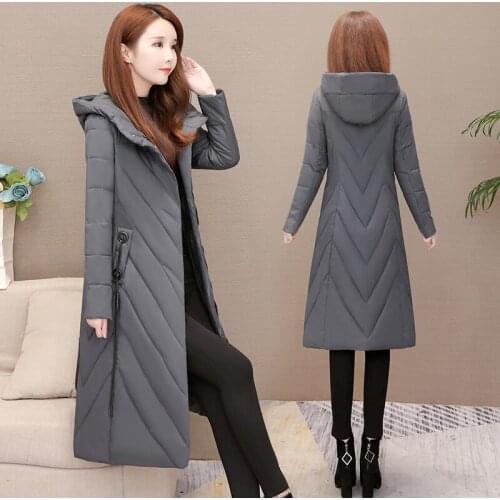 Cotton coat, womens winter, down jacket, long thick winter jacket coat women