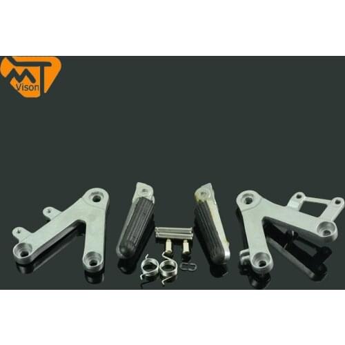 Motorcycle Front Foot Pegs Pedals Foot Pegs Footrests For Honda CBR400 NC29 1990-1997