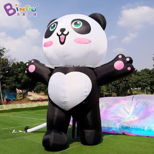 Personalized 5m height large inflatable panda / inflatable panda for sale / hot sale giant panda inflatable toys