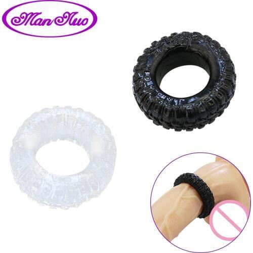 Man nuo Silicone Ring Sex Toys for Men Penis Rings Adult Toys Sex Product Rock Ring Type of Tire Erotic Products for Couples