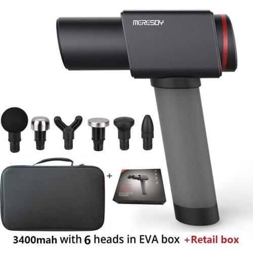 High Quality NEW Muscle Massage Gun Deep Tissue Massager Therapy Gun Exercising Muscle Pain Relief Body Shaping