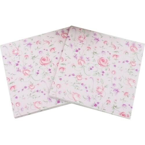 20Napkins/Lot 33*33cm Color Printed Napkin Creative Paper Napkin DIY Birthday Wedding Party Paper Towel Decoration