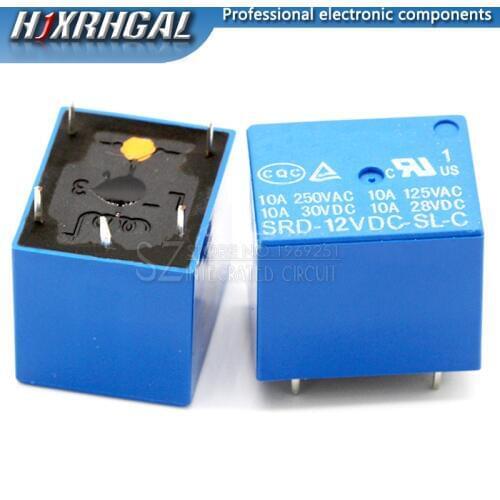 5PCS Relay SRD-12VDC-SL-C SRD-12VDC-SL SRD-12VDC SRD-12V relays 5PINS 12V DC new and original hjxrhgal