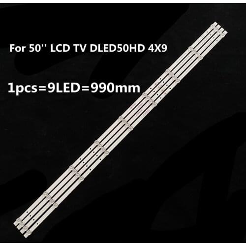 990mm LED Backlight strip 9 LAMP For 50'' LCD TV DLED50HD 4X9