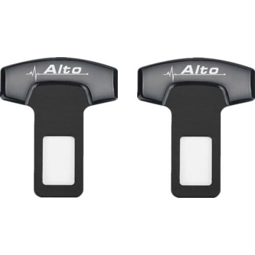 For Suzuki Alto Accessories Car Styling Safety Belt Buckles Real Trucks Car Seat Safty Belt Alarm Canceler Stopper 2PCS
