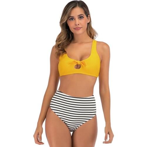 Aoylisey Striped Swimwear
