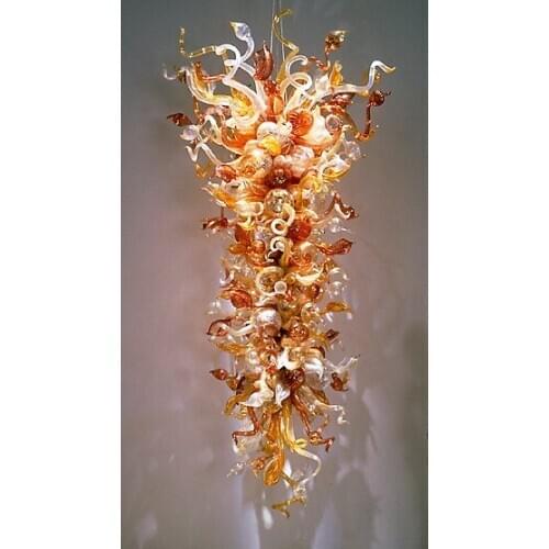 Home Decor CE/UL Contemporary LED Chandelier Pretty Hand Blown Glass