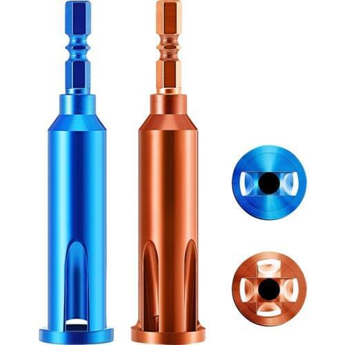 HHO-Wire Twisting Tools Hex Shank 1/4 Batch Head Connector and Cable Striper Wire Stripper and Twister, Wire Terminals Power Too