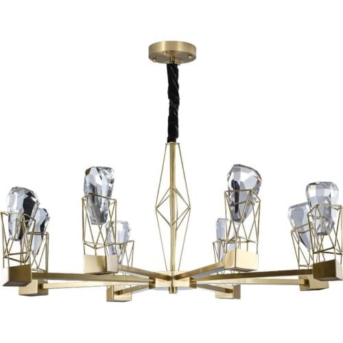 Art Designer Luxury Crystal Chandeliers Modern Lighting AC110V 220v Cristal Led Lights Decoration For Living Room