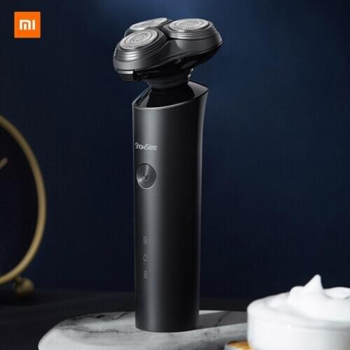 New Xiaomi Showsee Shaver Mens Razor Beard Trimmer Waterproof Shaver for men 3 Blades Portable Beard Trimmer Cutting Machine