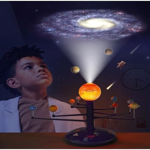 Novelty Luminous Toys Eight Planets Speech 3D Celestial Body Instrument Projector Toys Creative Birthday Toys For Childrens