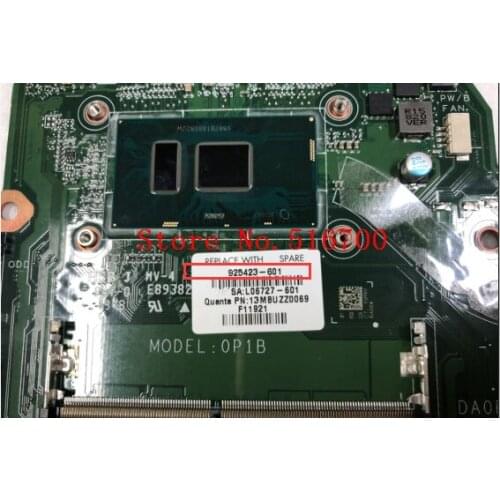 Tested Motherboard 925423-001 For HP 14-BS 240 G6 Laptop Motherboard 925423-601 L06727-601 With CPU I3-6006U DA0P1BMB6D0