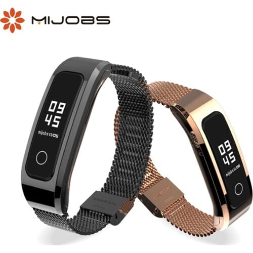 Wrist Strap for Huawei Honor Band 4 Running Watches Wristband Fitness Strap Metal Bracelet For Honor Band 4 Running